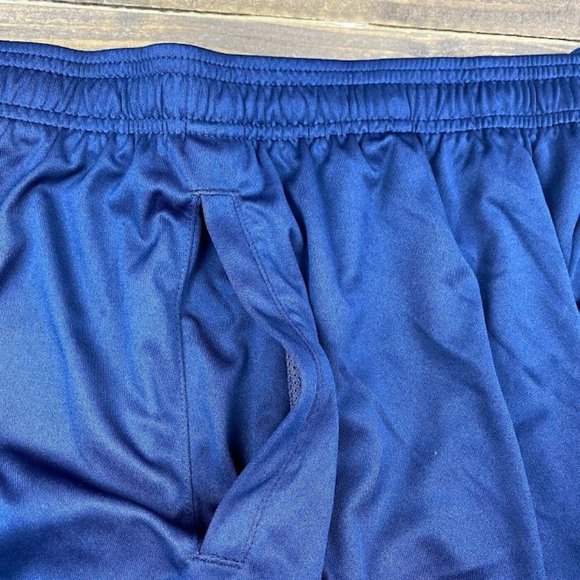 Under Armour HeatGear Loose Fit Men's Blue Athletic Shorts Size LARGE - Picture 2 of 6